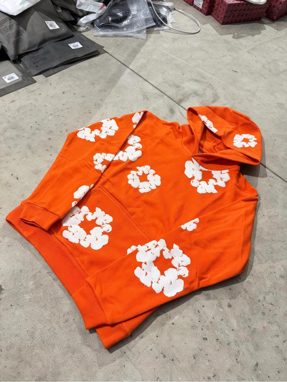 Denim Tears Orange Hoodie